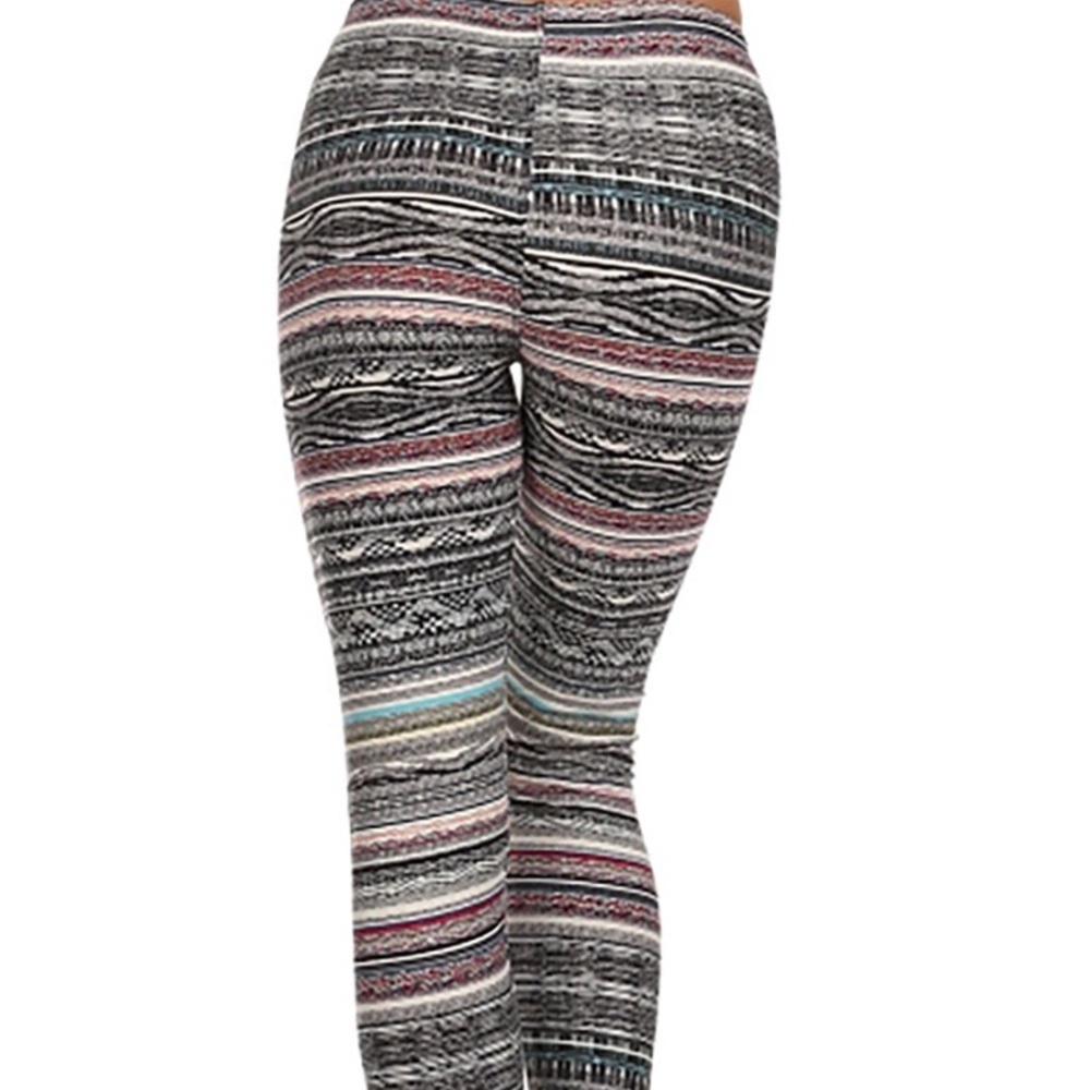 Fun printed pattern fashion leggings style 737 - Picture 3 of 4